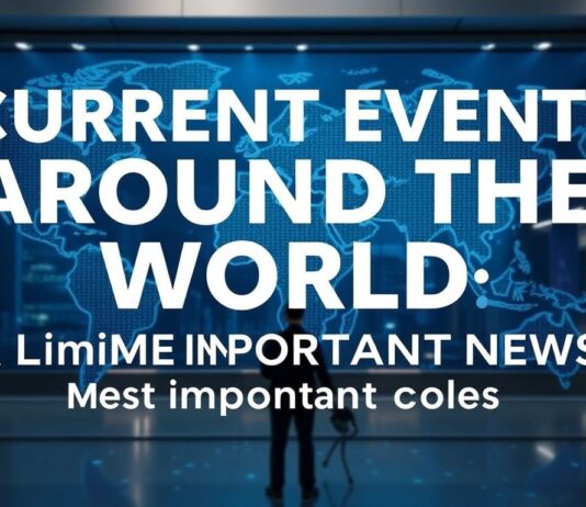 Dünya’da Güncel Olaylar: Bir Bakışta En Önemli Haberler Current Events Around the World: A Glimpse at the Most Important News