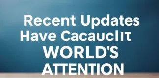 Dünyanın Dikkatini Çeken Son Güncellemeler Recent Updates That Have Caught the World's Attention