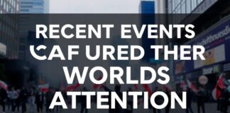 Dünyanın Dikkatini Çeken Son Günlerdeki Olaylar Recent Events That Have Captured the World's Attention