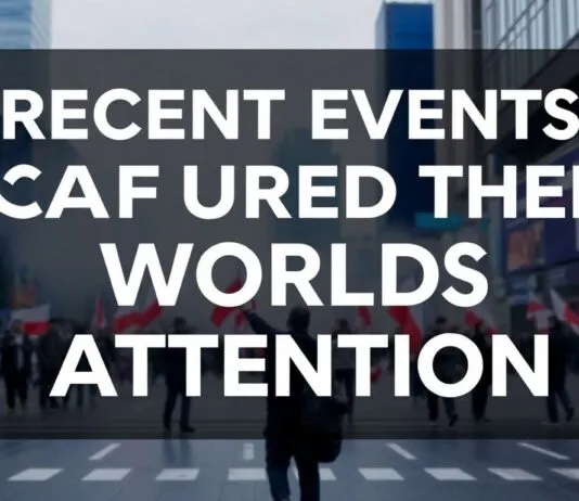 Dünyanın Dikkatini Çeken Son Günlerdeki Olaylar Recent Events That Have Captured the World's Attention