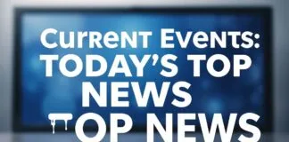 Güncel Olaylar: Günün Önemli Haberleri Current Events: Today's Top News