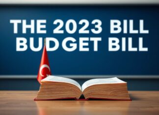 Türkiye’de 2023 Yılı Bütçe Tasarısı Sunuldu The 2023 Budget Bill was presented in Turkey.