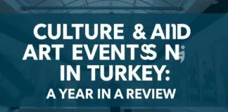 Türkiye’de Kültür ve Sanat Etkinlikleri: Bir Yılın Özeti Culture and Art Events in Turkey: A Year in Review