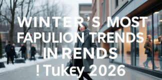 Türkiye’de Kışın En Popüler Moda Trendleri 2026 Winter's Most Popular Fashion Trends in Turkey 2026