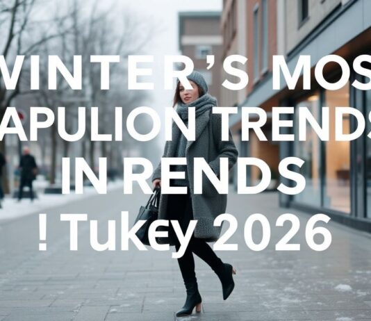 Türkiye’de Kışın En Popüler Moda Trendleri 2026 Winter's Most Popular Fashion Trends in Turkey 2026