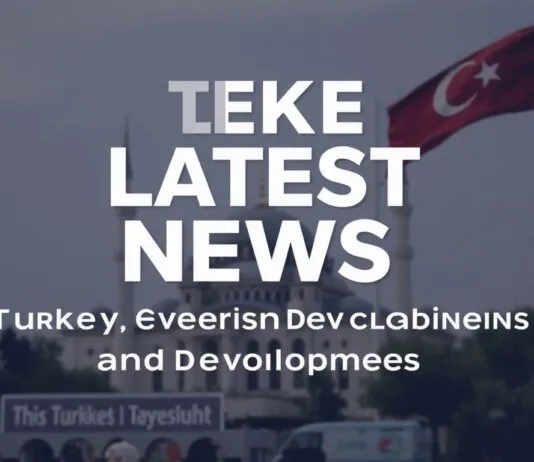 Türkiye’de Son Dakika Haberleri: Güncel Olaylar ve Gelişmeler Turkey's Latest News: Current Events and Developments