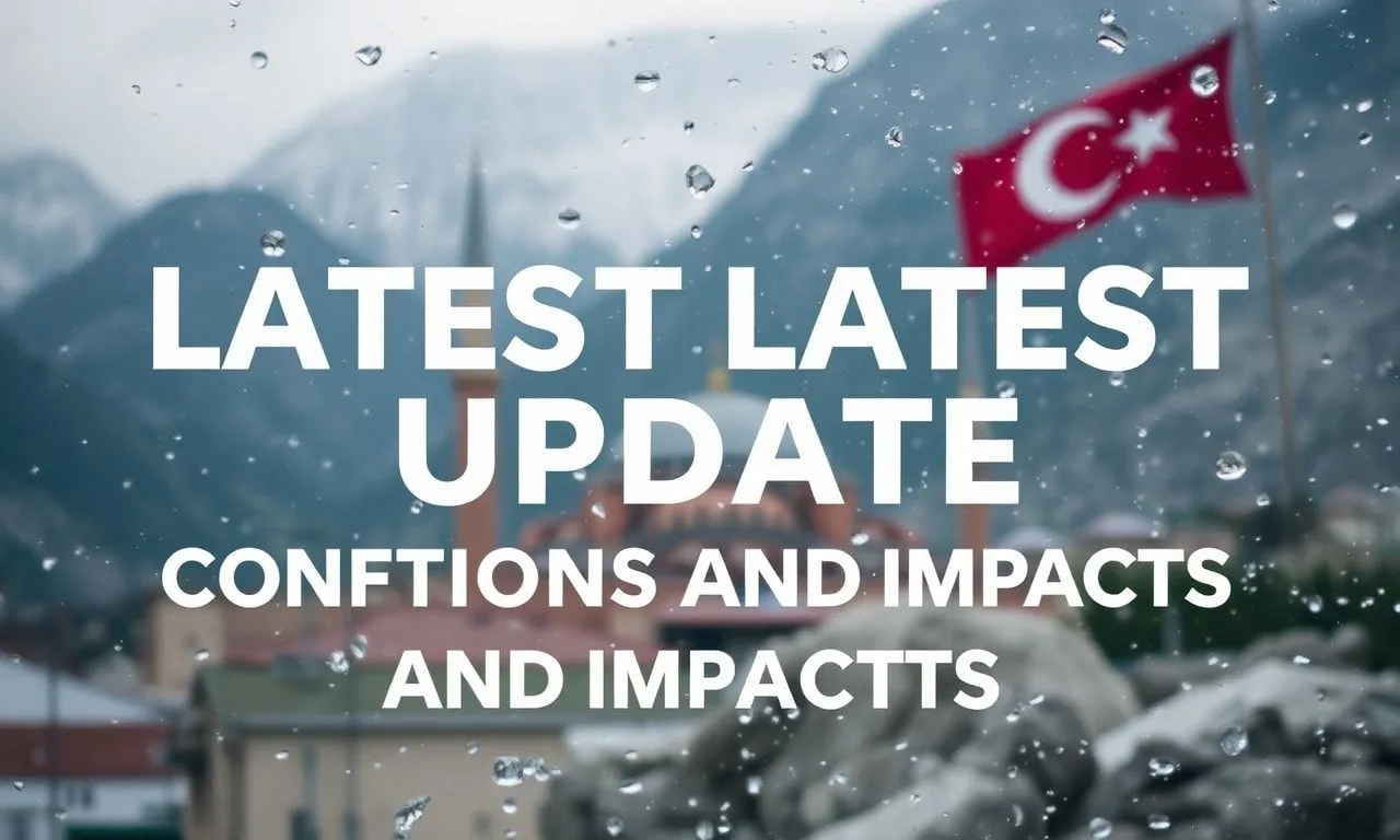 Türkiye’de Son Güncelleme: Hava Durumu ve Etkileri Turkey's Latest Update: Weather Conditions and Impacts