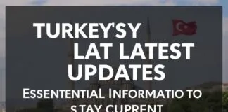 Türkiye’de Son Güncellemeler: Güncel Olmak İçin Gerekli Bilgiler Turkey's Latest Updates: Essential Information to Stay Current
