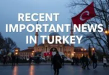 Türkiye’de Son Günlerdeki En Önemli Haberler Recent Important News in Turkey