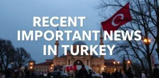 Türkiye’de Son Günlerdeki En Önemli Haberler Recent Important News in Turkey