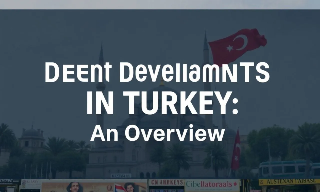 Türkiye’de Son Günlerdeki Gelişmeler: Bir Genel Bakış Recent Developments in Turkey: An Overview