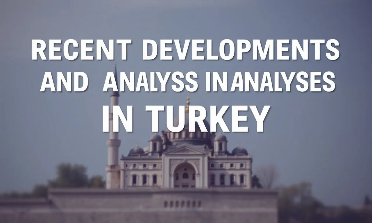 Türkiye’de Son Günlerdeki Gelişmeler ve Analizler Recent Developments and Analyses in Turkey