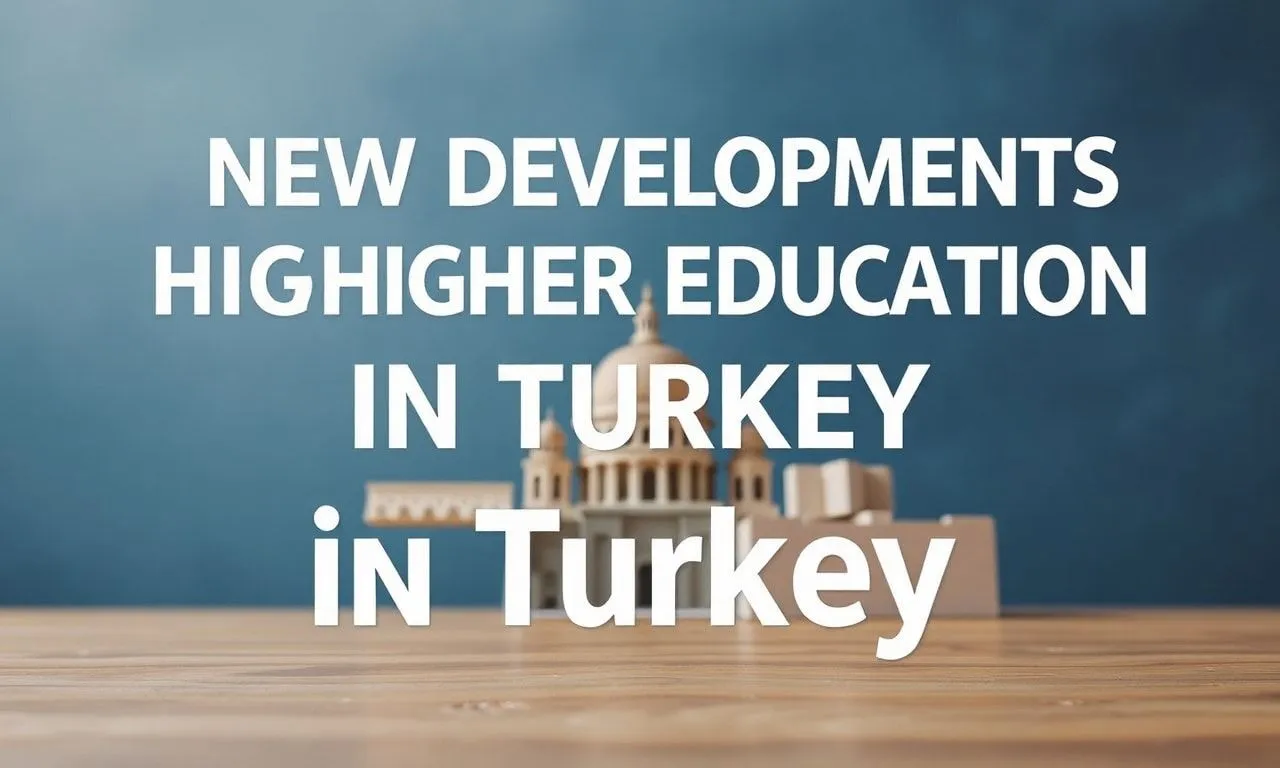 Türkiye’de Yüksek Öğrenimde Yeni Gelişmeler New Developments in Higher Education in Turkey