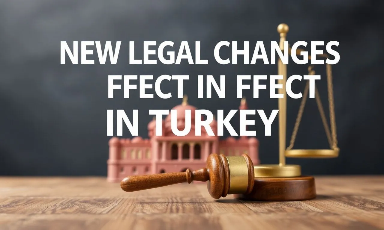 Türkiye’de Yürürlüğe Giren Yeni Hukuki Değişiklikler New Legal Changes in Effect in Turkey
