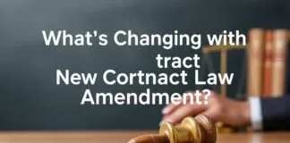 Türkiye’de Yeni Sözleşme Kanunu Değişikliği: Ne Değişiyor? What's Changing with the New Contract Law Amendment in Turkey?