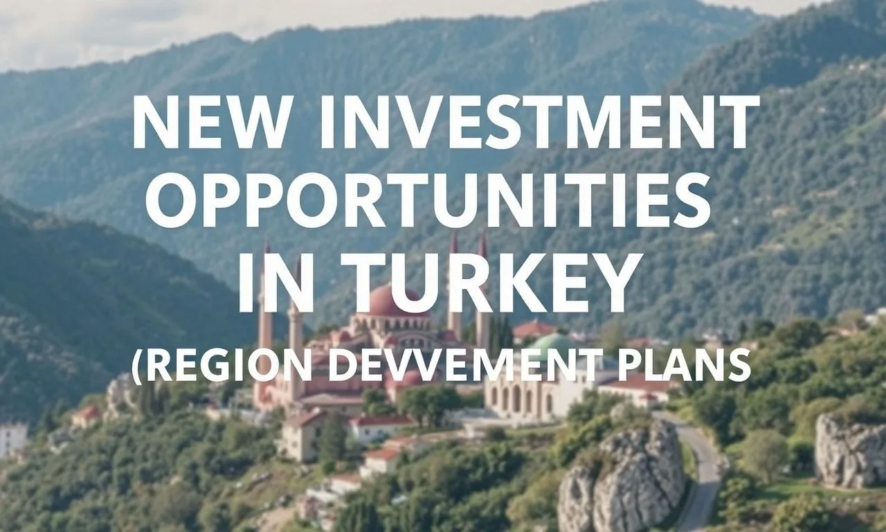 Türkiye’de Yeni Yatırım Fırsatları: Bölgesel Gelişme Planları New Investment Opportunities in Turkey: Regional Development Plans