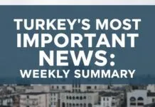 Türkiye’nin En Önemli Haberleri: Haftanın Özeti Turkey's Most Important News: Weekly Summary
