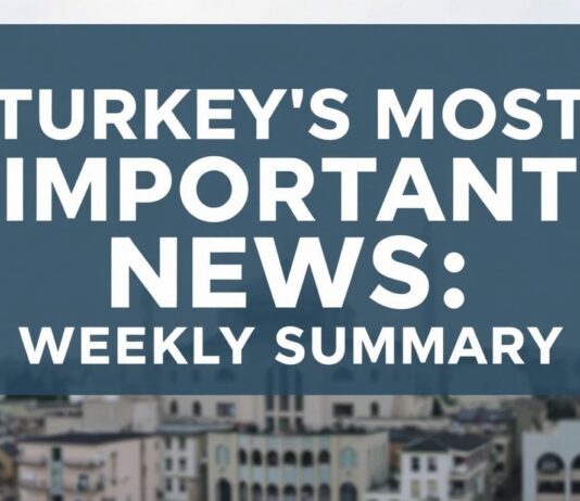 Türkiye’nin En Önemli Haberleri: Haftanın Özeti Turkey's Most Important News: Weekly Summary