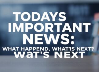 Bugünün Önemli Haberleri: Ne Oldu, Ne Olacak? Today's Important News: What Happened, What's Next?