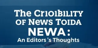 Günümüzde Haberlerin Güvenilirliği: Bir Editörün Düşünceleri The Credibility of News Today: An Editor's Thoughts