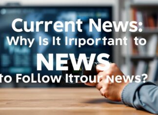 Güncel Haberler: Neden Haberleri Takip Etmek Önemlidir? Current News: Why Is It Important to Follow the News?