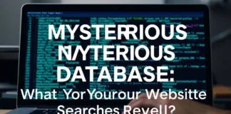 Gizemli Veritabanı: Site Aramalarınızı Ne Gösteriyor? Mysterious Database: What Do Your Website Searches Reveal?