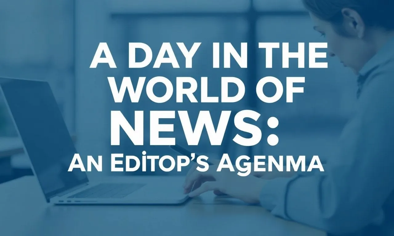 Haberler Dünyasında Bir Gün: Bir Editörün Gündemi A Day in the World of News: An Editor's Agenda