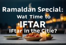 Ramazan’da Özel: Şehirlerde İftar Vakti Ne Zaman? Ramadan Special: What Time is Iftar in the Cities?