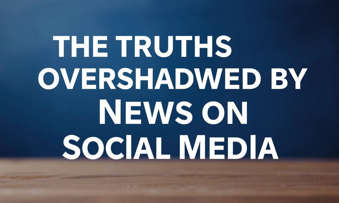 Sosyal Medyada Haberlerin Gölgesinde Kalan Gerçekler The Truths Overshadowed by News on Social Media