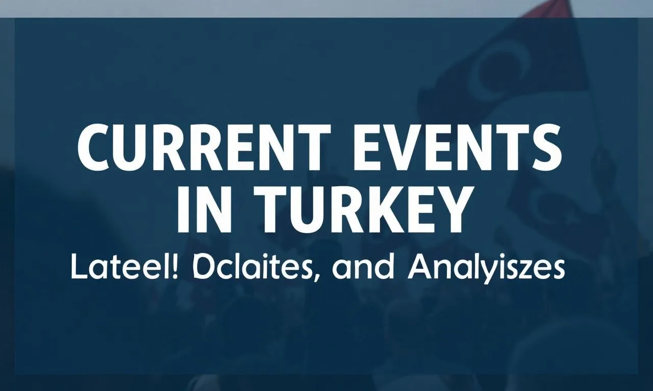 Türkiye’de Güncel Olaylar: Son Güncellemeler ve Analizler Current Events in Turkey: Latest Updates and Analyses