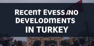 Türkiye’de Son Günlerde Gerçekleşen Olaylar ve Gelişmeler Recent Events and Developments in Turkey